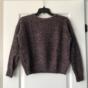 Aritzia TNA cropped crewneck sweater